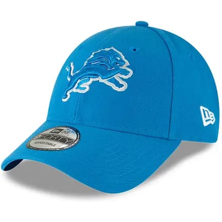 New Era Detroit Lions The League Blue 9FORTY Adjustable Cap
