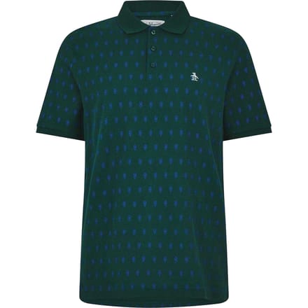 Original Penguin Heren Minimal Regelmatig Poloshirt (Bug juni)