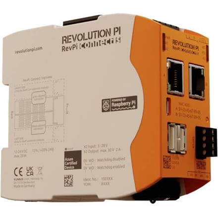 Revolution Pi by Kunbus RevPi Connect S 8 GB PR100362 PLC-uitbreidingsmodule 24 V/DC