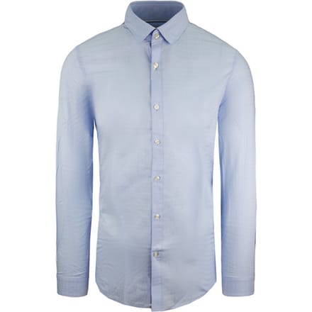 Lacoste Slim Fit Heren Blauw Overhemd