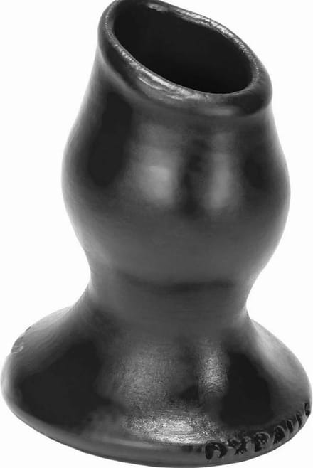 Oxballs - Pighole 1 - Holle Buttplug - Zwart - Maat S