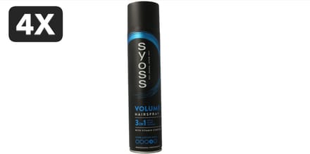 4 x Syoss Volume Haarspray - 300 ml