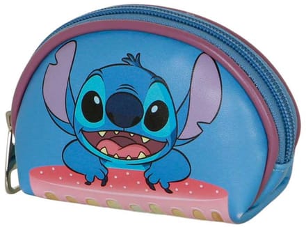 Karactermania - Lilo en Stitch - Blauwe Ovale Casual Portemonnee - Lilo en Stitch Cake - Disney