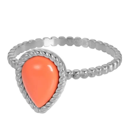 iXXXi Vulring Magic Coral Zilver | Maat 16 (gewone ringmaat 18)