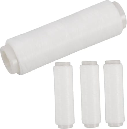 Vislijn Rolletjes - Visdraad Elastisch - Bait Bevestigen - Duurzaam Nylon Materiaal - 4 Rollen - Wit
