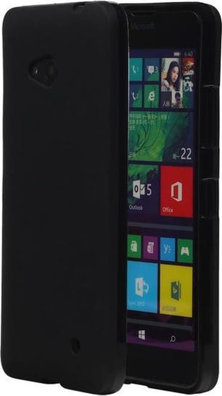 Microsoft Lumia 640 TPU Hoesje Zwart