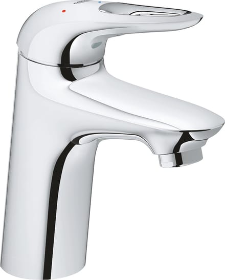 Grohe Eurostyle New - Wastafelkraan met Push-Open afvoerplug, chroom 23930003