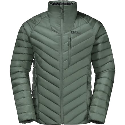Jack Wolfskin Passamani Down Jkt M 1207151-4311, Mannen, Groen, Jasje, maat: S