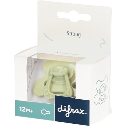 Difrax Fopspeen Naturel Edelsteen - Lime Emerald - 12+ Mnd