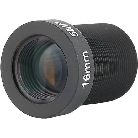 5MP 16mm HD Enkele Prime Lens Vervangend Accessoire voor Camera black
