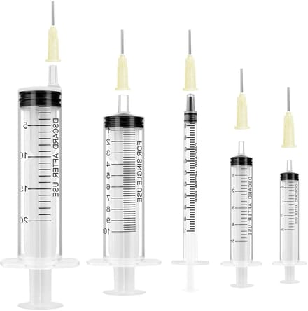 Dailygoods - Amabro Spray Set - 5 Stuks Herbruikbare Spuiten voor Vloeistofmeting