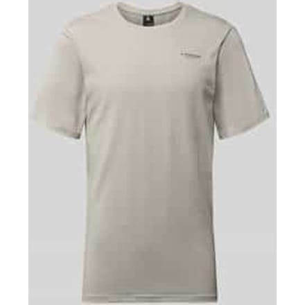 Slim fit T-shirt met ronde hals