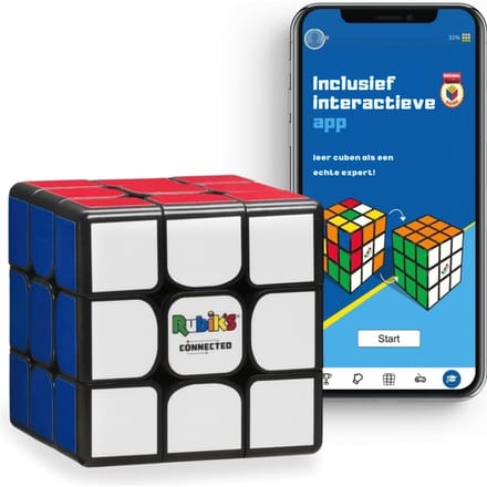 Rubik's Connected X - Slimme Kubus - Bluetooth Kubus - Educatief Speelgoed - Interactief Speelgoed - 3cm x 3cm