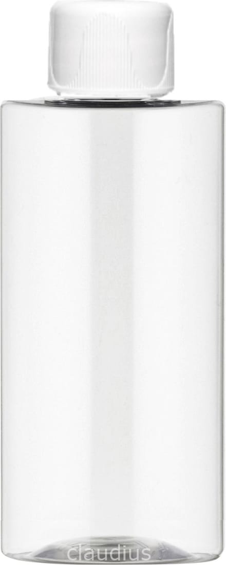 Lege Plastic Fles 500 ml PET - Transparant - met witte ribeldop - set van 10 stuks - navulbaar - leeg
