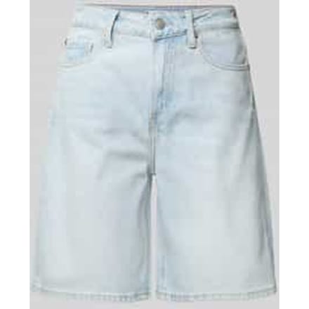 Relaxed fit korte jeans van een mix van katoen en lyocell