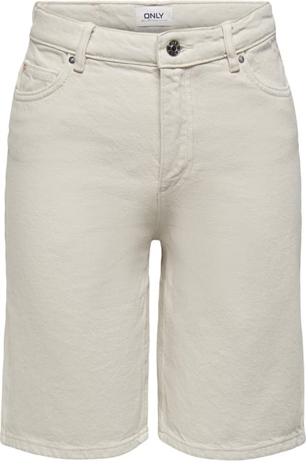 ONLY - ONLSONNY HW WIDE DNM SHORTS NOOS - Dames - Bermuda shorts