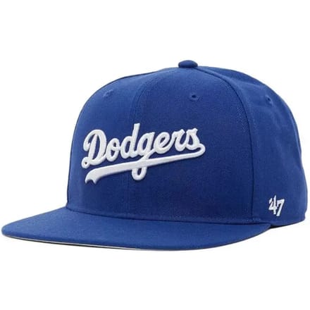 MLB Los Angeles Dodgers No Shot Script Under ’47 CAPTAIN