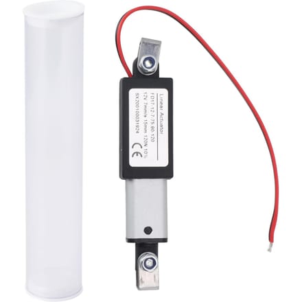 12V Elektrische Lineaire Actuator 15mm Slag 120N Zware Uitvoering Mini Elektrische Lineaire Actuatormotor voor