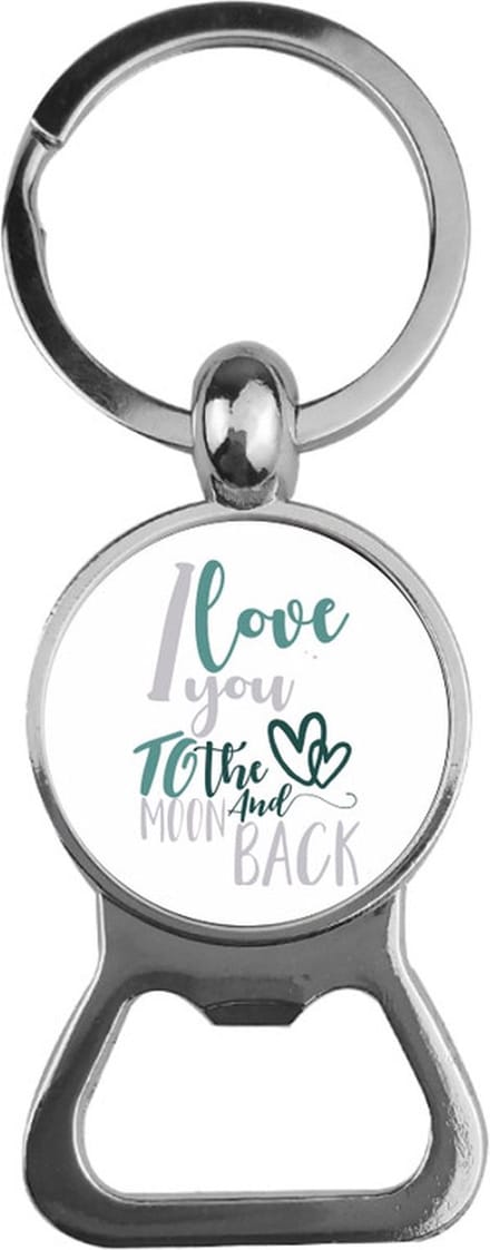 Bieropener Glas - I Love You To The Moon And Back