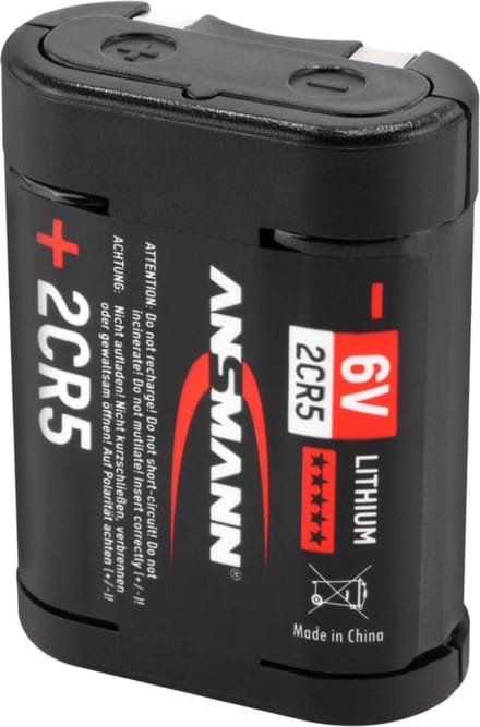 Ansmann 2CR5 2CR5 Fotobatterij Lithium 6 V 1 stuk(s)