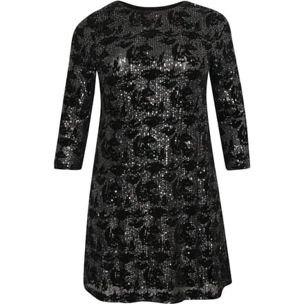 Glitter jurk voor dames KAFFE Curve Brit