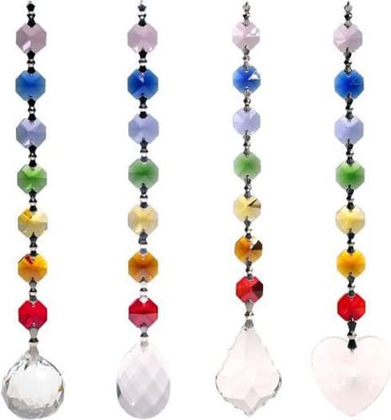 Set van 4 Feng-Shui Chakrakristallen