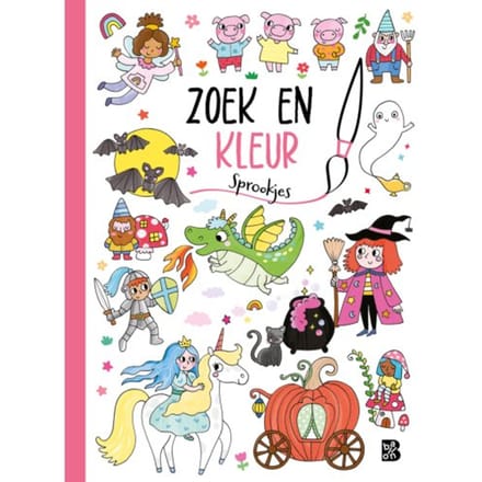 Zoek En Kleur Sprookjes - Zoek En Kleur