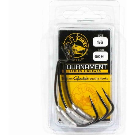 Tackle Tactics TT Head Hunter Extreme SWS-haak 1/6 oz 6/0H 3/verpakking (7359)
