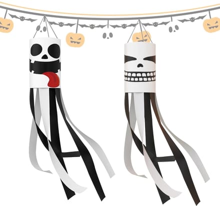 Dailygoods- Luchtgreep Halloween - 2 Stuks - Spookdecoratie - Polyester - 1 m - Binnen/Buiten - Ideaal voor Tuin/Terras - Decoratie