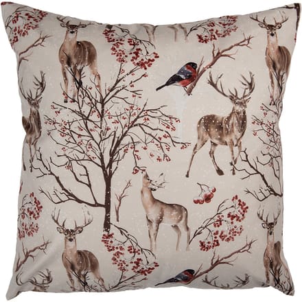 Clayre & Eef Sierkussen 45x45 cm Beige Polyester Dieren