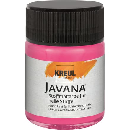 KREUL Javana Textielverf voor lichte stoffen - Rozig