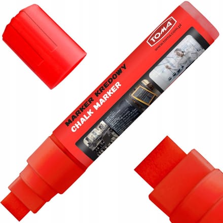 Toma Krijtmarker TO-290 Punt 15x8mm Rood