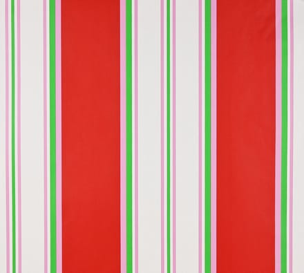 Dutch Wallcoverings Papierbehang streep - rood/roze/groen