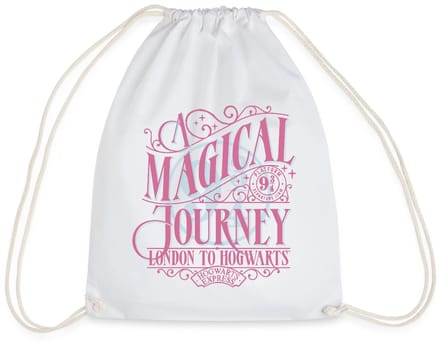 Harry Potter Perron 9 ¾ Ontwerp In Roze & Blauw Gymtas
