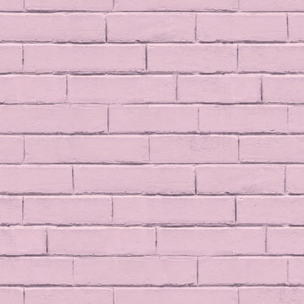 Noordwand - Good - Vibes - Behang - Brick - Wall - roze
