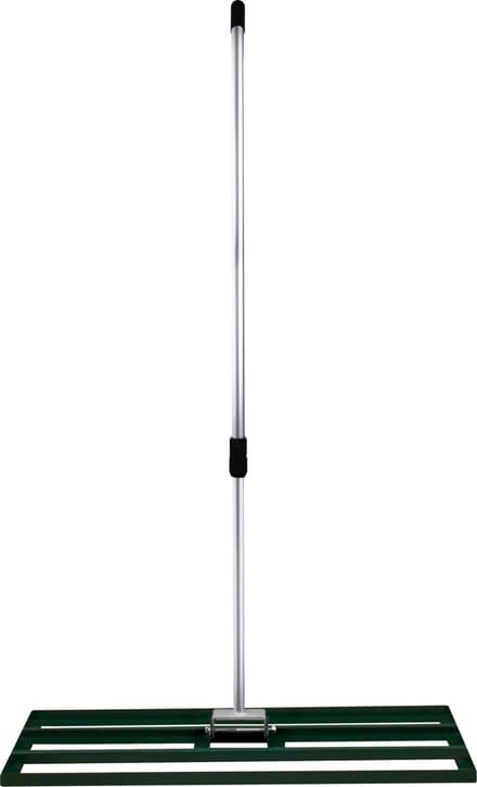 Gazonnivelleerhark - groen - 100 cm - uitschuifbaar tot 195 cm