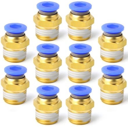 Allecto - 6 mm buis fittingen - pneumatische aansluitingen