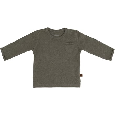 Baby's Only Truitje Melange - Khaki - 56 - 100% ecologisch katoen - GOTS