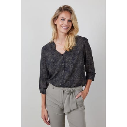 Blouse Nilly Black Spectrum print
