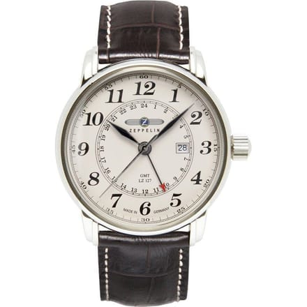 Zeppelin - 7642-5 - Polshorloge - Heren - Kwarts - GMT - LZ127 Graf Zeppelin