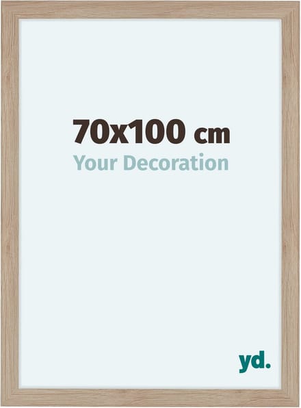 Your Decoration - Fotolijst 70x100 cm - MDF - Eiken Licht - Como