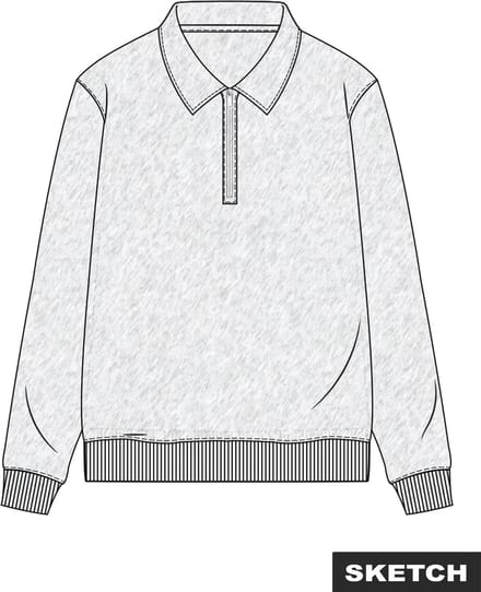 JACK&JONES - JJBRADLEY SWEAT ZIP POLO - Heren - Sweaters