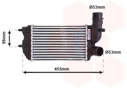 Van Wezel - INTERCOOLER VOOR CITROEN JUMPER 1994-2002 1307012080