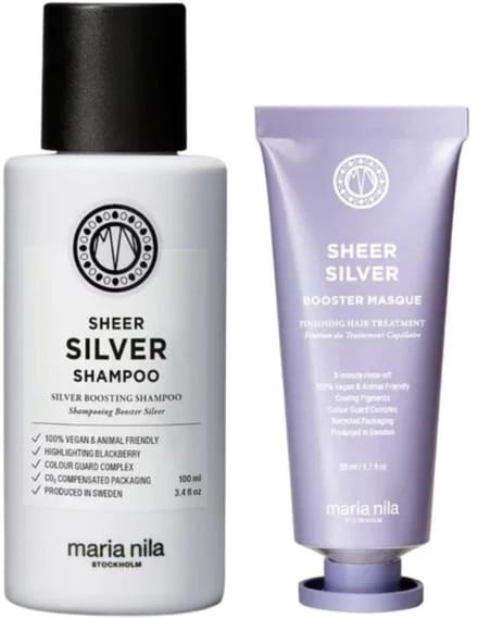 Maria Nila - Sheer Silver Booster Travel Set - 100+50ml