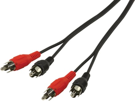 HQ Basic Audio Kabel 2x Rca Mannelijk - 2x Rca Mannelijk 5.00 M
