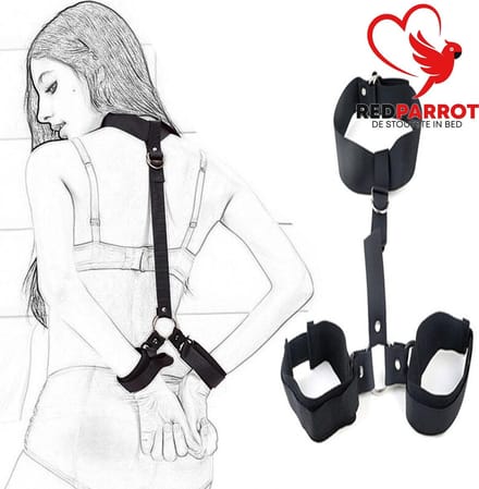Handboeien Met Choker - BDSM - Bondage Set - Verstelbaar