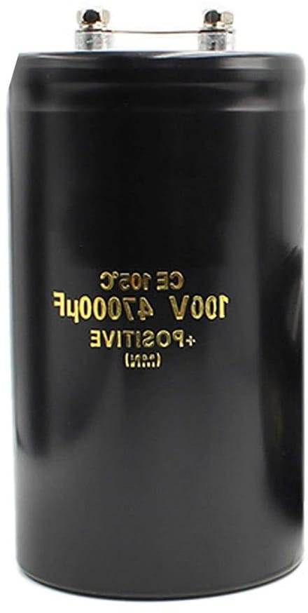 Elektrolytische Condensator - Capacitor Bolt - Energie Opslag - Hoge Capaciteit Ontwerp - 76 x 130 mm - Niet gespecificeerd