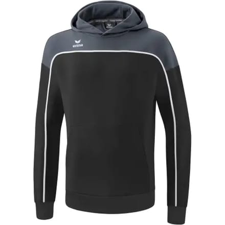 Erima Change Sweatshirt Met Capuchon Kinderen - Wit / Slate Grey / Zwart | Maat: 152