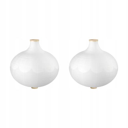 2x Merkloze Lampenkap Wit 57 cm - Rijstpapier, Bolvorm