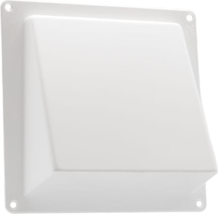 Gevelklep Ø150mm wit